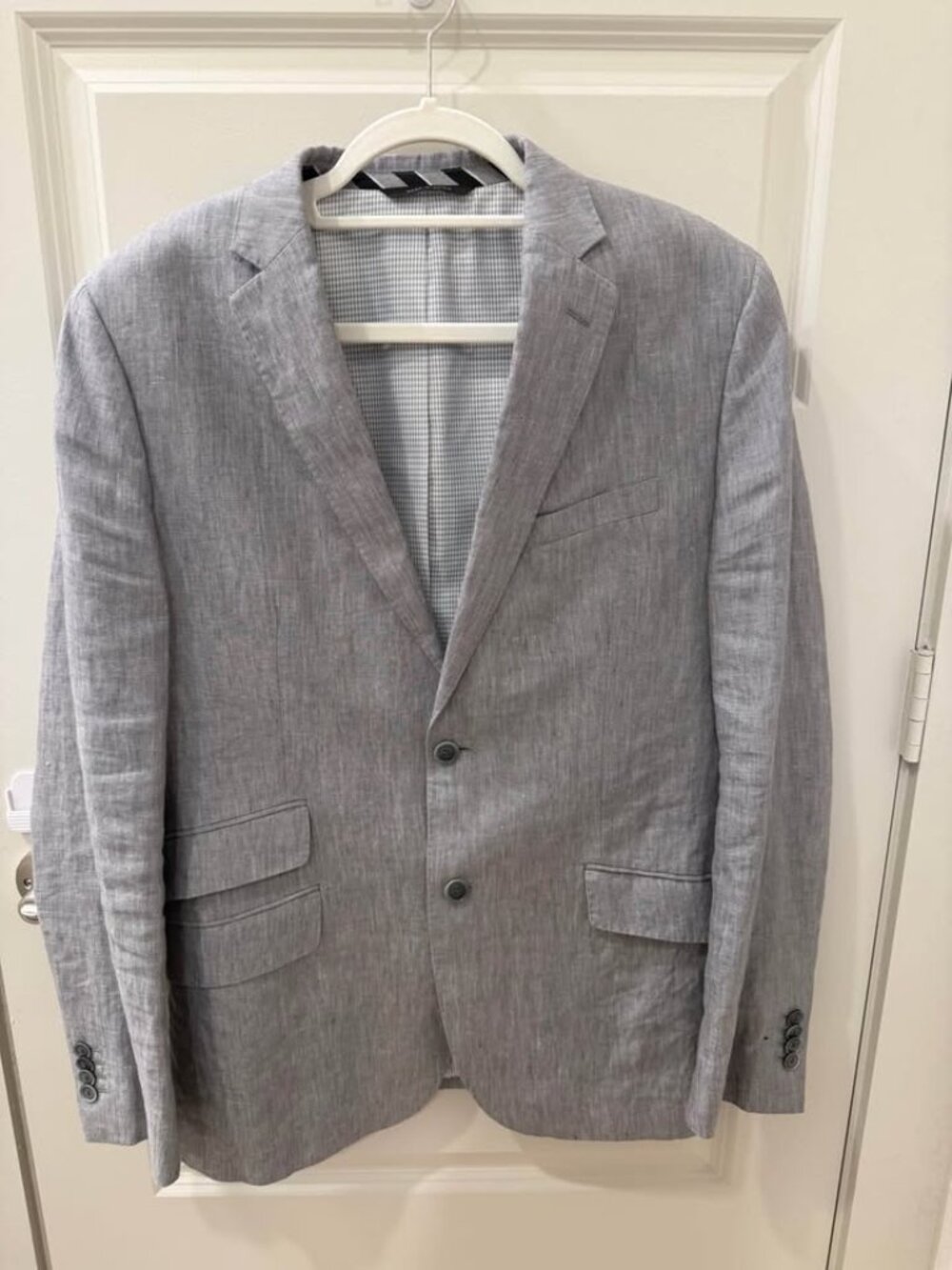 Banana Republic Linen Blazer 40R Modern Slim Fit